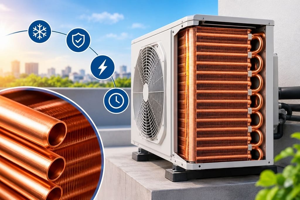 Benefits of Copper Condenser Coils in Air Conditioning Systems